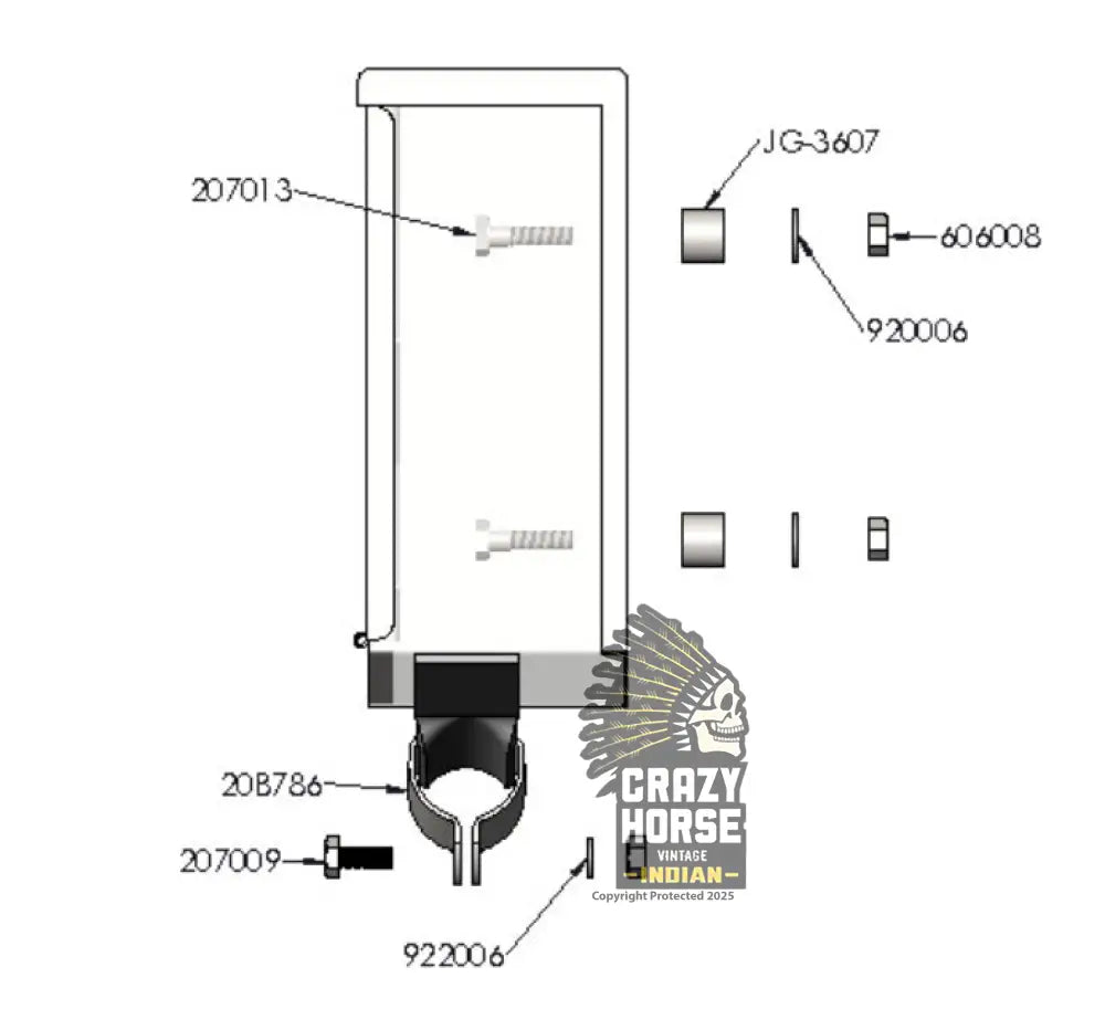 JG-3738 OR 228 TOOL BOX CLAMP