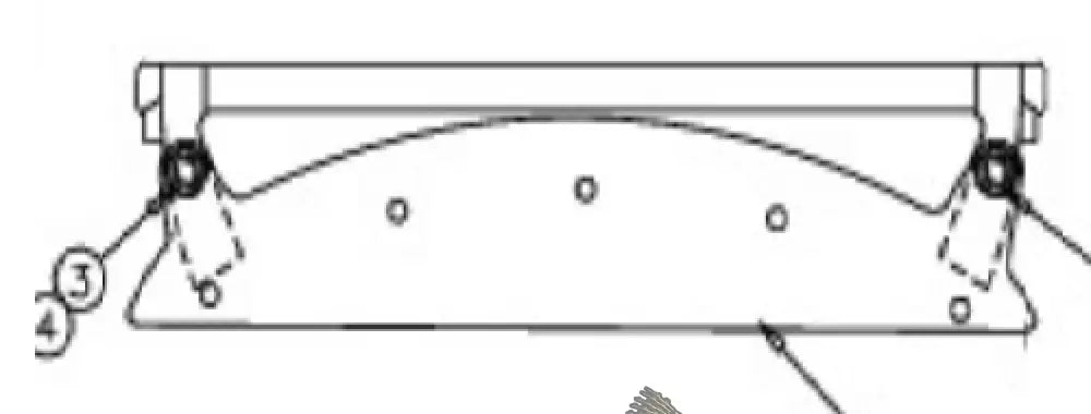 JG-4215 SADDLEBAG MOUNT ASSEMBLY