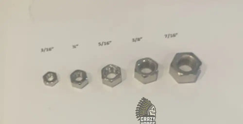 UNF NUT NICKEL PK 5 2.3.3/8