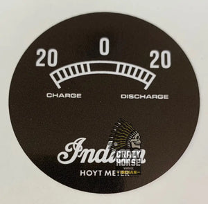 168002 DECAL AMMETER FACE 20A