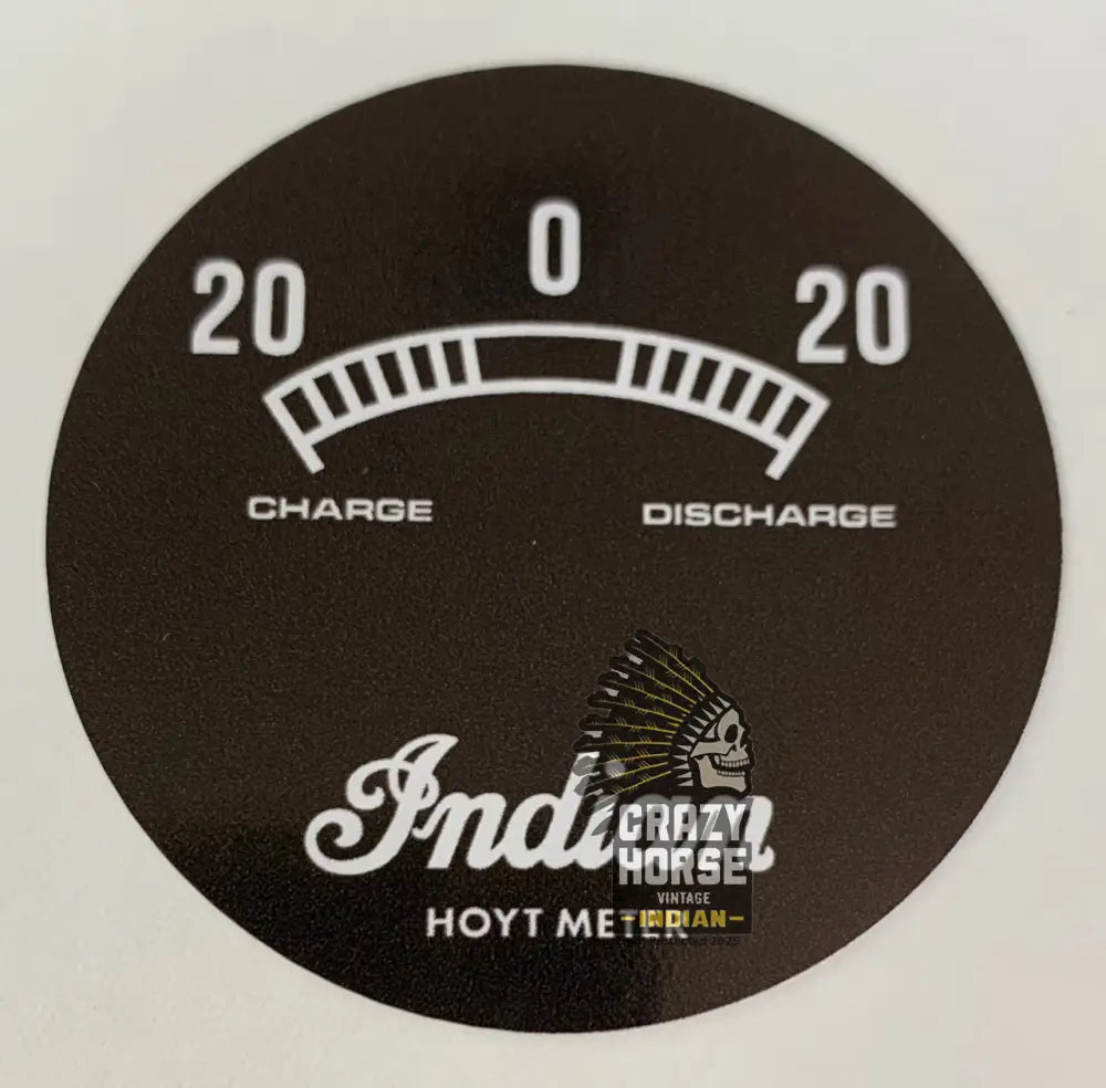 168002 DECAL AMMETER FACE 20A