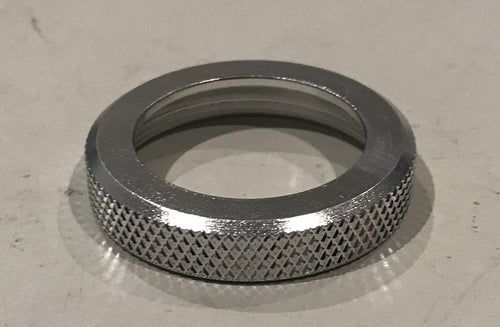 20B50 CAP KNURLED RELEASE WORM: CAD PLATED