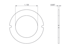 27B268 THRUST WSHR .057