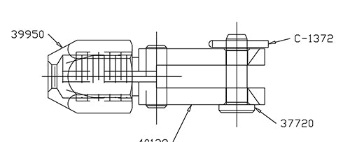 JG-2497 CLEVIS BRAKE CABLE