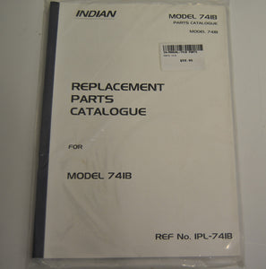 Manual Replacement Parts Catalogue 741B