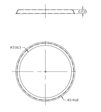 101127 RETAINER RING REAR LENS