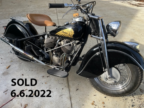 1947 INDIAN CHIEF 1200CC 3 SPEED GEARBOX MATCHING NUMBERS