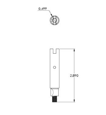 41369 Return Gear Pump Drive Shaft