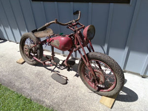 NOW SOLD 14.3.231941 741 ROLLING BASKET CASE (THIS MOTORCYCLE IS LOCATED IN NEW ZEALAND)