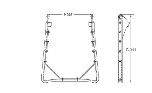 86683 741 REAR STAND