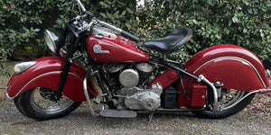 1946 Indian Chief 1200cc Red 3 Speed Matching numbers