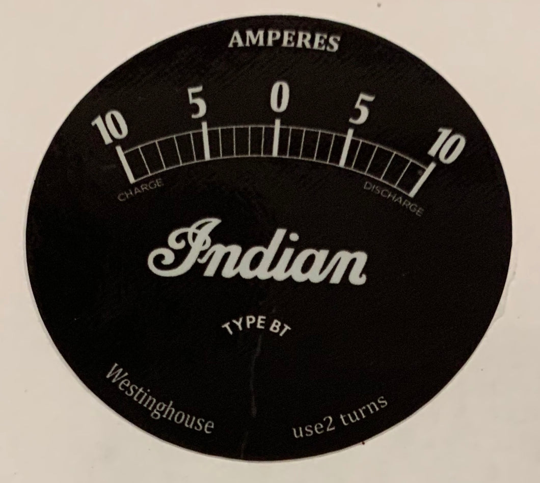 S6860Y Ammeter decal Only 10A Westinghouse 28-34