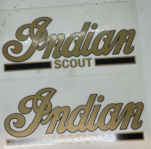 WBD DECAL 9 inches SCOUT and 101 PVC PAIR