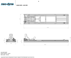 Neo-Dyne Motorcycle Loader Specifications