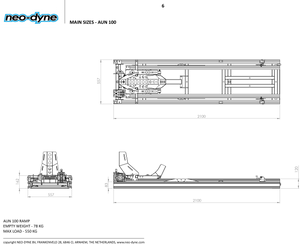 Neo-Dyne Motorcycle Loader Specifications