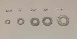 3.2.1/4 S/WASHER CAD PLATED PK5