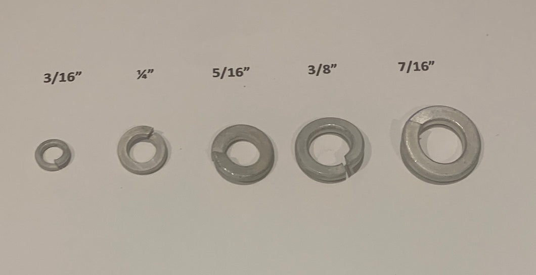 3.2.1/4 S/WASHER CAD PLATED PK5