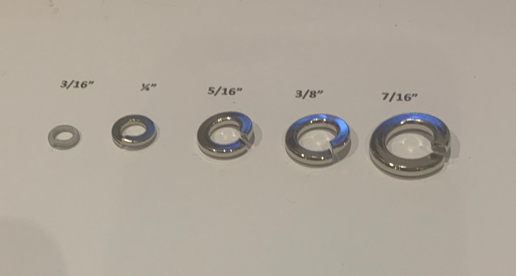 3.3.1/4 S/WASHER NICKLE PLATED PK5