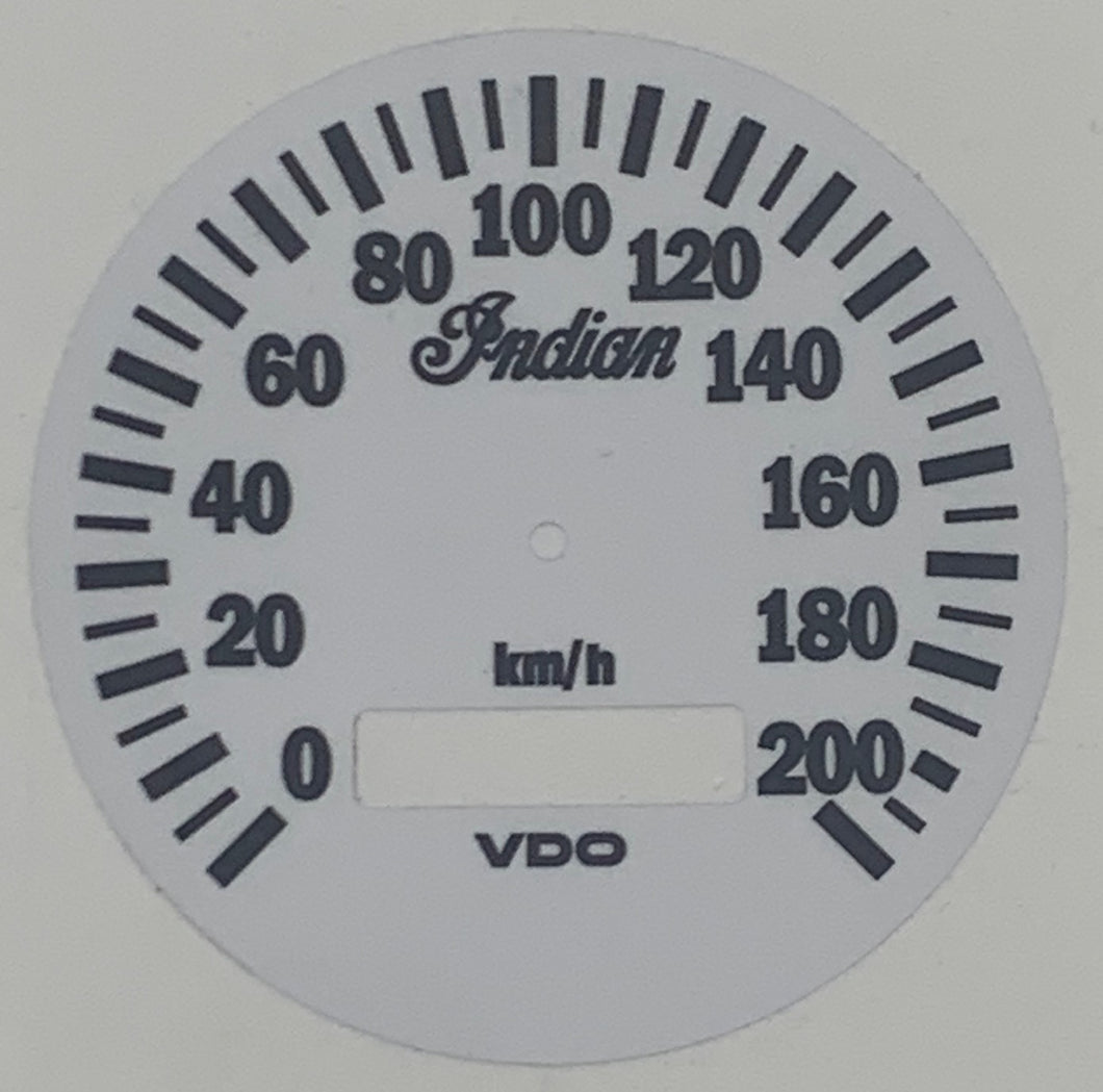 Decal Gilroy Speedometer kph