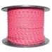 CABLE COTTON BRAIDED 1METRE RED/WHITE 16AWG 1.3MM